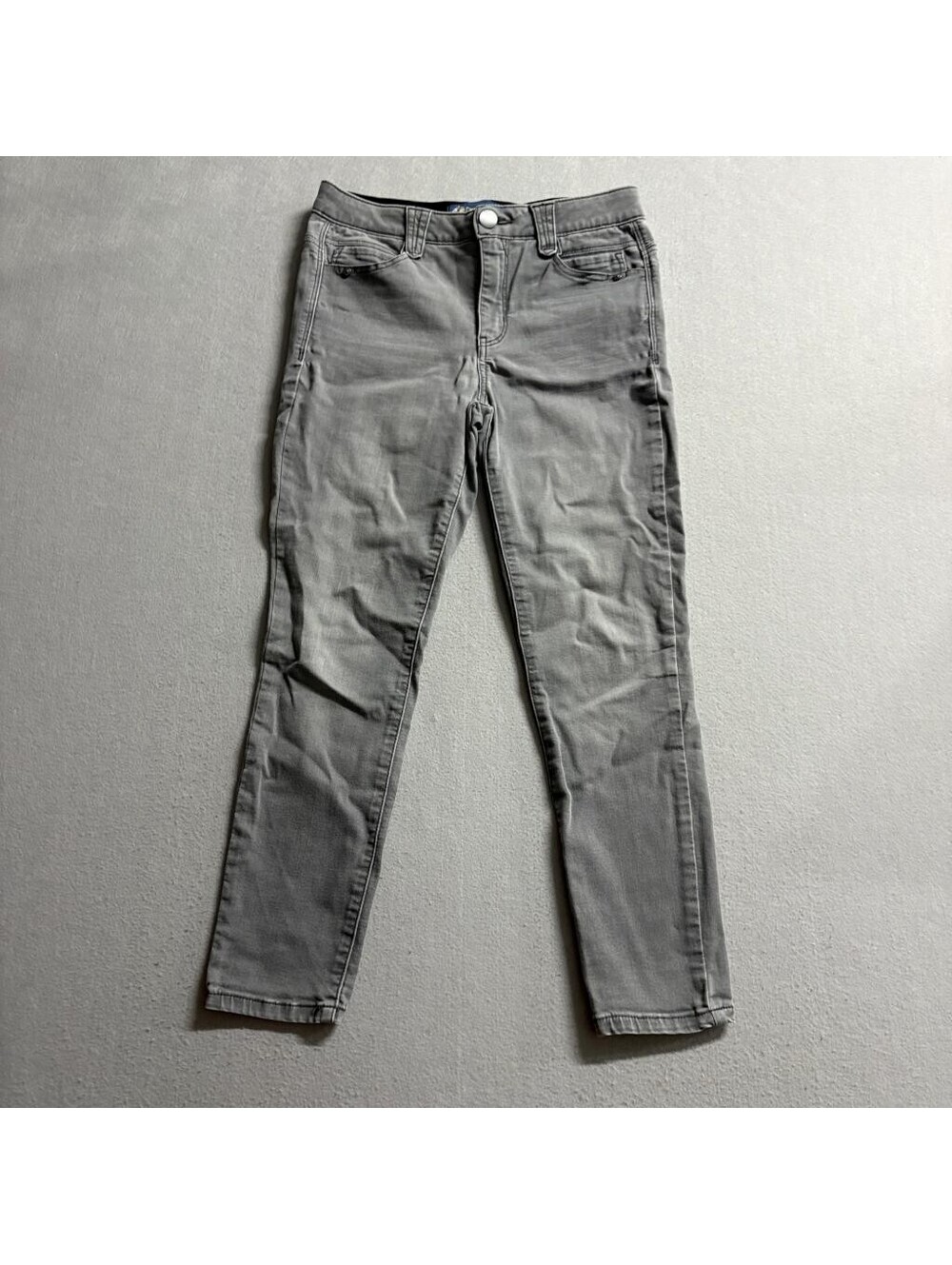Democracy Ab Solution Skinny Jeans Womens 2P Gray Stretch Denim Ankle Pants